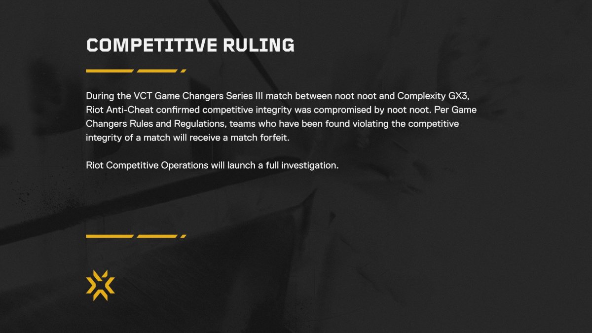 Noot Noot riot games ruling